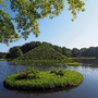 Seepyramide im Schlosspark Branitz in Cottbus