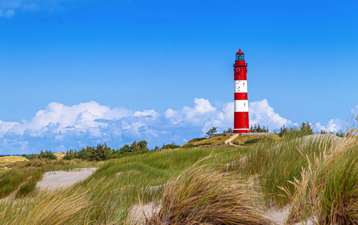 Ausblick auf den Leuchtturm von Amrum