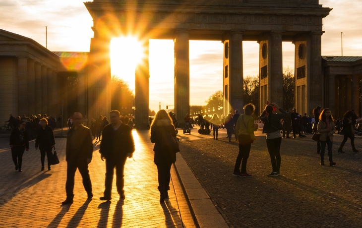 Brandenburger Tor am Pariser Platz in Berlin, Deutschland