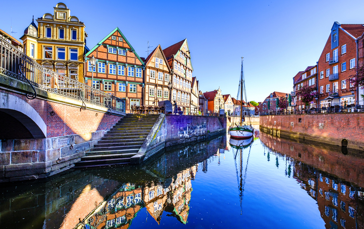 Altstadt von Stade in Norddeutschland