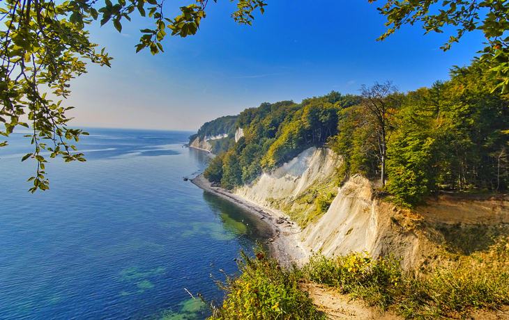 Kreidefelsen auf der Insel Rügen