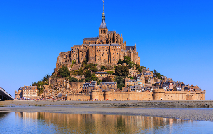 Mont Saint Michel in der Normandie, Frankreich