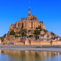 Mont Saint Michel in der Normandie, Frankreich