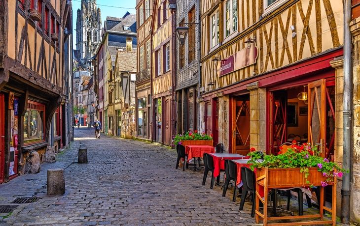 Altstadt von Rouen in der Normandie, Frankreich