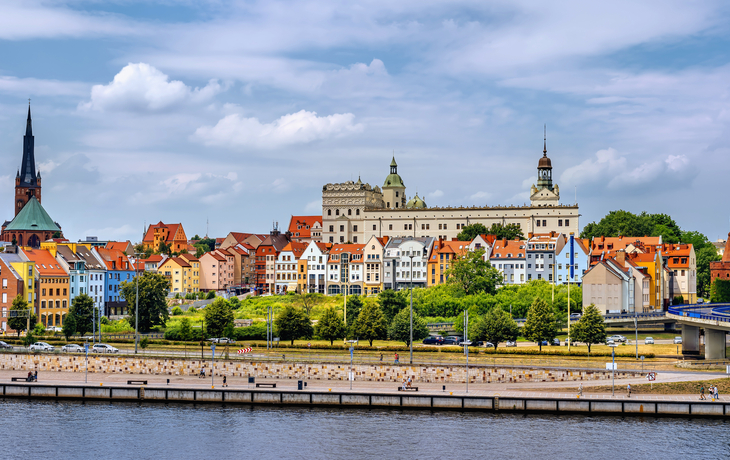 Schloss der Pommerschen Herzöge und Kathedrale Basilika des Apostels Jakobus in Stettin