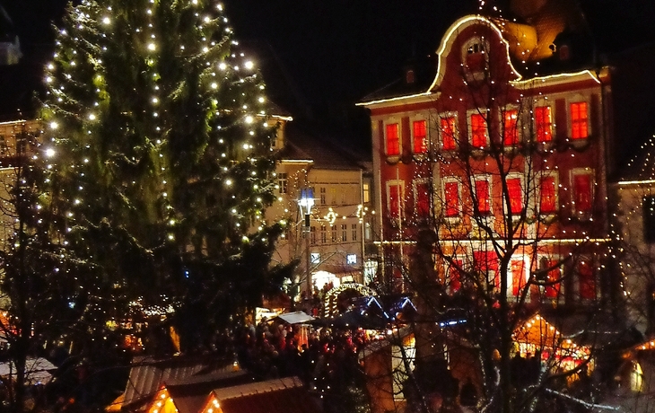 Suhler Chrisamelmart in Thüringen, Deutschland