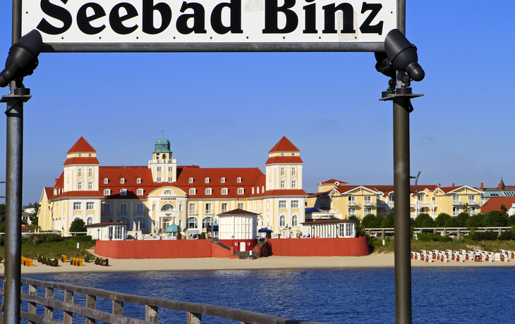 Strandpromenade von Binz auf Rügen, Deutschland