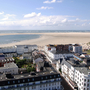 Strand Borkum aus der Vogelperspektive