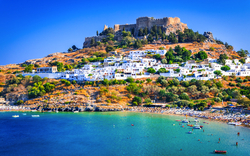 Akropolis von Lindos auf Rhodos