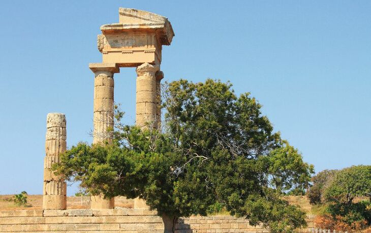 Apollon-Tempel auf dem Monte Smith